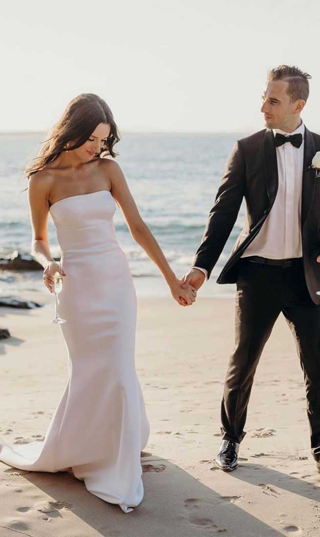 Beach Wedding Dresses Perfect For A Destination Wedding