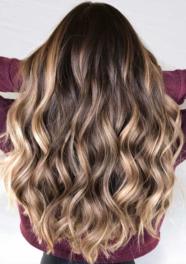 Best Hair Color Trends and Ideas 2021 : Ribbon highlight