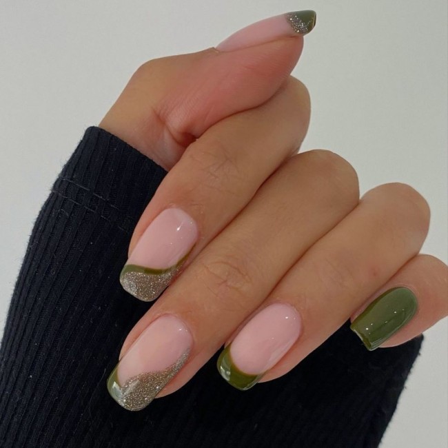 54 Green Nail Designs for 2022 – 37