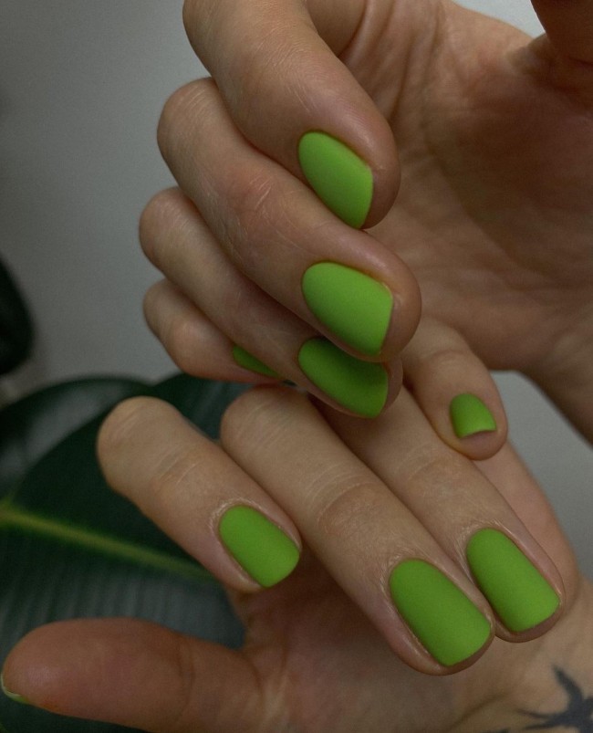 54 Green Nail Designs for 2022 – 25
