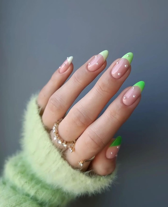 54 Green Nail Designs for 2022 – 30