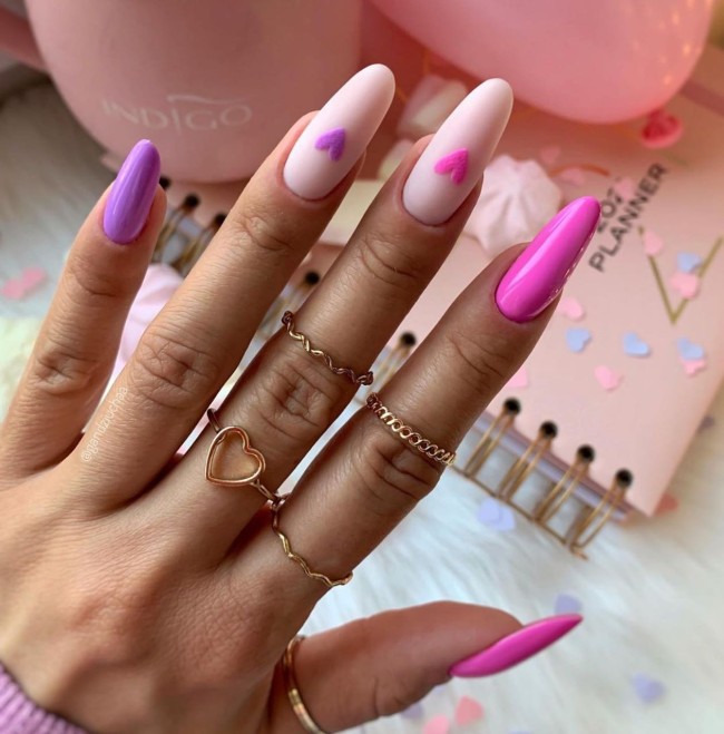 74 Best Manicure Ideas for V-Day – 65