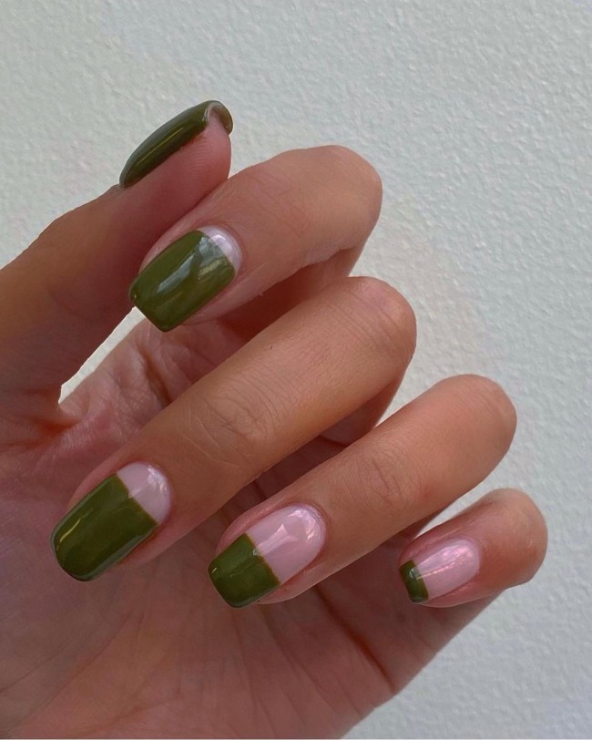 54 Green Nail Designs for 2022 – 15