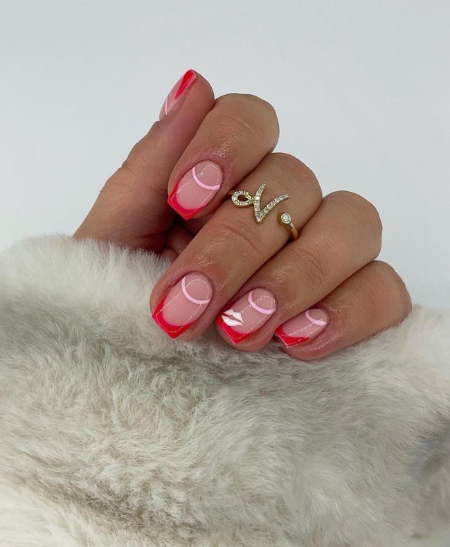 74 Best Manicure Ideas for V-Day – 24