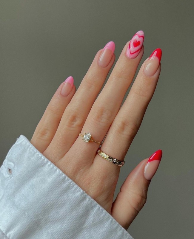 74 Best Manicure Ideas for V-Day – 18