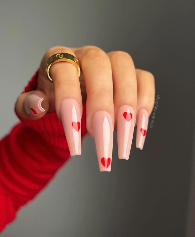 74 Best Manicure Ideas for V-Day – 17