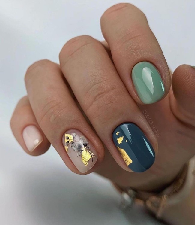 54 Green Nail Designs for 2022 – 11