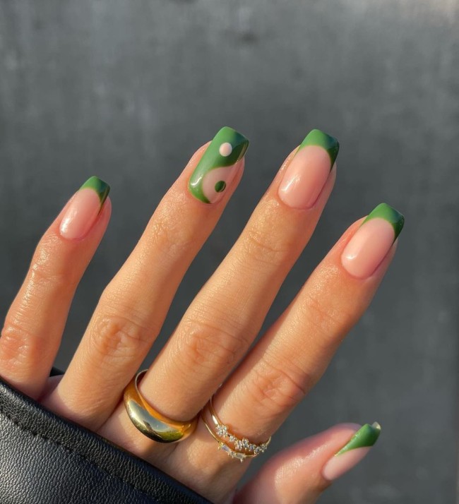 54 Green Nail Designs for 2022 – 53