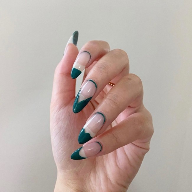 54 Green Nail Designs for 2022 – 17