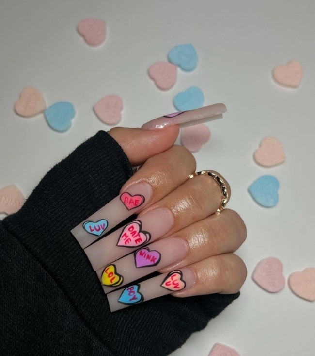 74 Best Manicure Ideas for V-Day – 66