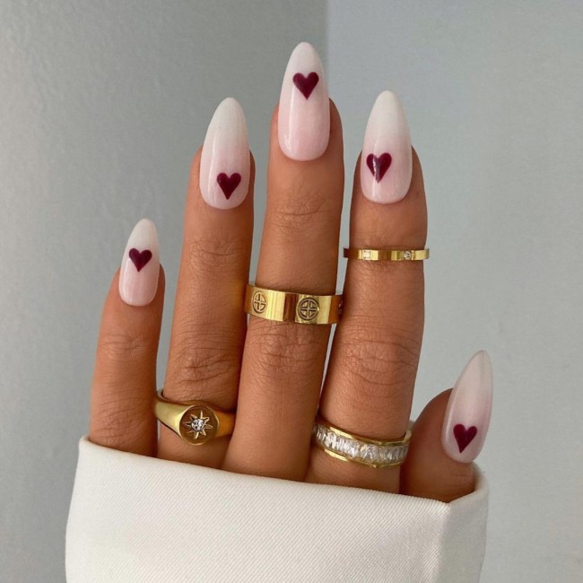 74 Best Manicure Ideas for V-Day – 19