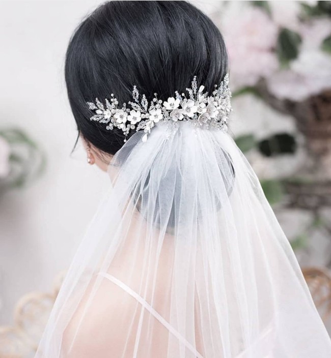 40+ Different wedding hairstyles for bridal veils  — 4