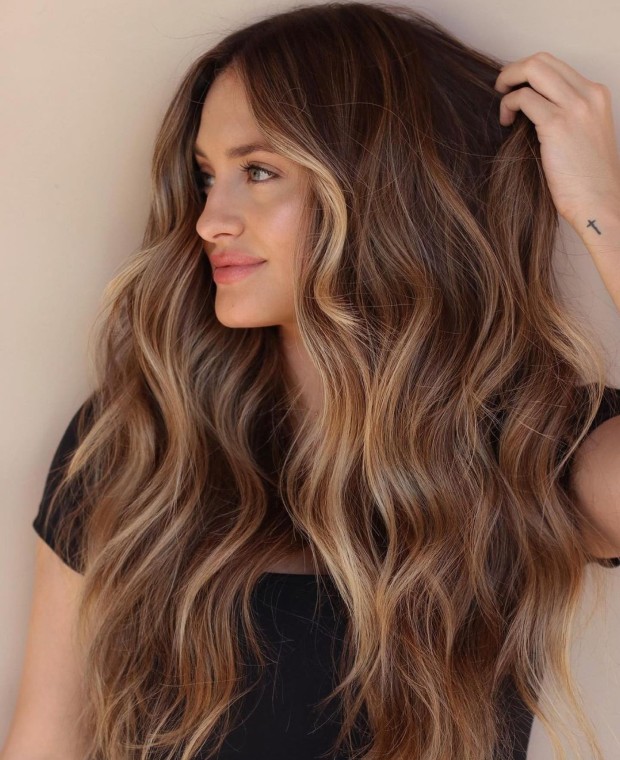 40 Brunette Balayage Ideas — Ginger Bread and Blonde