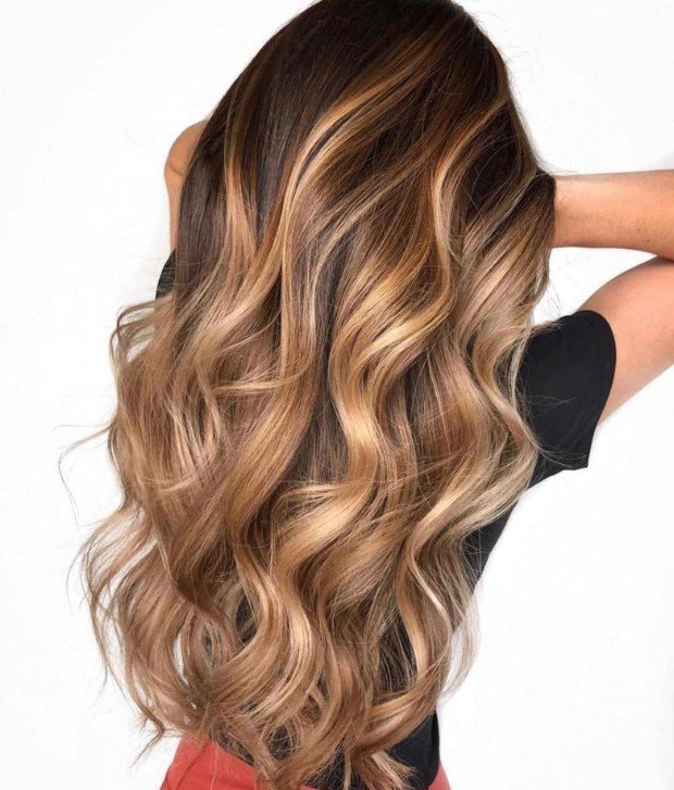 40 Brunette Balayage Ideas — Warm and Golden Tones