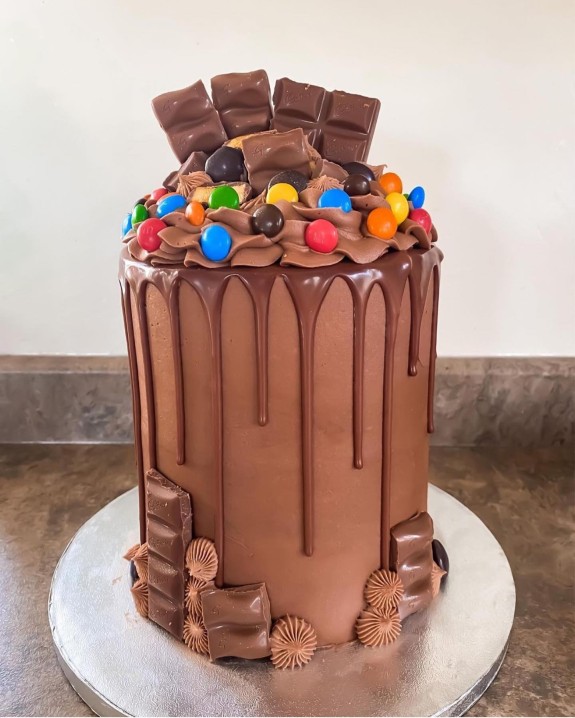 40 Best Birthday Cake Ideas 2022 — Chocolate Cake Topped with Smarties