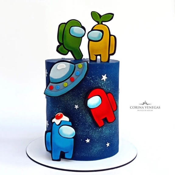40 Best Birthday Cake Ideas 2022 — Among Us Cake Design
